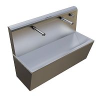 2-station surgical sink 16545-2stainless steelelectronically controlled