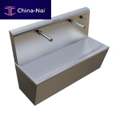 2-station surgical sink 16545-2stainless steelelectronically controlled