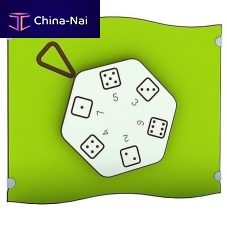 Play panel with spinning wheel DICE WHEEL
