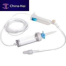 IV infusion set DEF2YLLPVCwith drip chamberwith stopcock