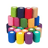 Elastic wound dressing breathablenon-woven