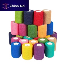 Elastic wound dressing breathablenon-woven