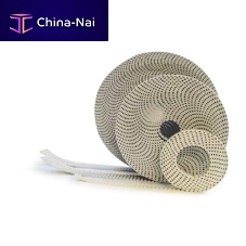 Slotted power transmission belt polyurethanemaintenance-free