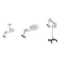 ENT examination microscope HNOwall-mountedon casters
