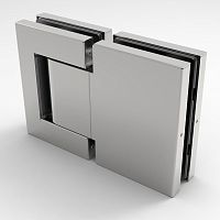 Glass door hinge Latus for shower doorstainless steelwith self-closing system
