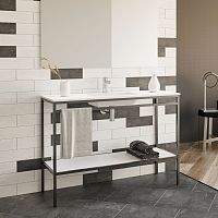 Aluminium washbasin stand K2