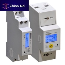 Single-phase electric energy meter DD seriesDIN railwith LCD display