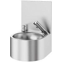 Wall-mounted hand basin SXS roundstainless steel