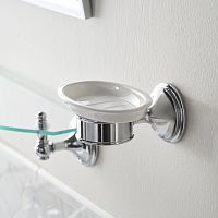 Wall-mounted soap dish KLS101brassceramicfor hotels