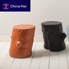 Original design stool SHERWOODwoodenwooden basecentral base