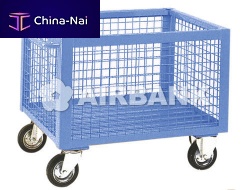 Transport cart metalwire mesh platform