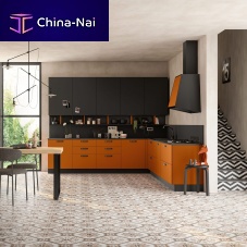 Contemporary kitchen LUNGOMARElacquered MDFlaminateisland