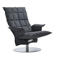 Contemporary chair Kindoorfabricleather