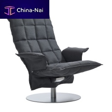Contemporary chair Kindoorfabricleather