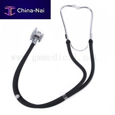 Dual-head stethoscope blackzinc