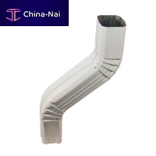 Aluminum rainwater down pipe .125