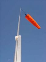 Airport windsock CAA with mast