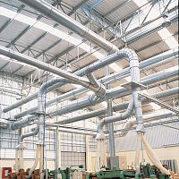 Rigid air duct galvanised steelstainless steelmild steel