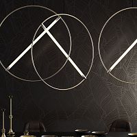 Pendant lamp ED046brasschromeoriginal design