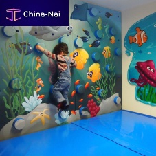 Fixed climbing wall GRIMP seriesfor playground