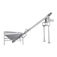 Screw conveyor transfersoybeanfor the food industry