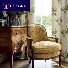 Upholstery fabric TREFOLIA patternedcottonvelvet