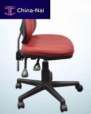 Dental stool height-adjustablewith backrest