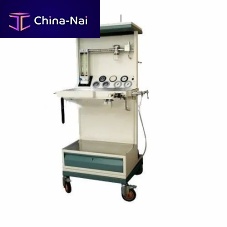 Trolley-mounted anesthesia workstation