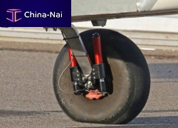Aircraft wheel chock rubberdouble