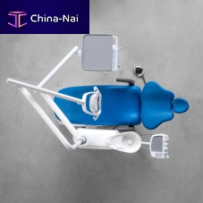 Dental unit with electric chair ITALOwith adjustable headrestwith delivery systemwith LED light
