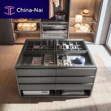 Contemporary chest of drawers GLISS MASTER ISLANDglassmelamineby Vincent Van Duysen