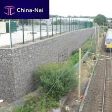 Modular gabion TENSARTECH® ROCKWALLfor securitywallfor river banks