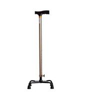 T-handle walking stick quadripodheight-adjustable