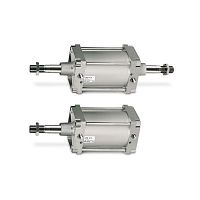 Pneumatic cylinder 40 seriesmagnetic pistontie-rodwith through rod