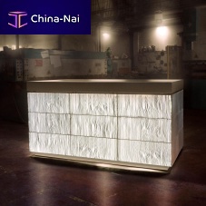 Outdoor kitchen Costanzacontemporaryglassstainless steel