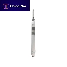 Metal handle scalpel handle