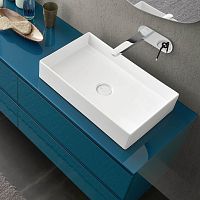 Countertop washbasin COMPOSIZIONE 103ceramicrectangularcontemporary