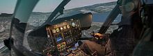 Helicopter simulator Barco trainingcockpit