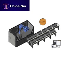 Robotic loading cell HeavyCUBE Load Serving Islanddepalletizingpick-and-placefor machining centers