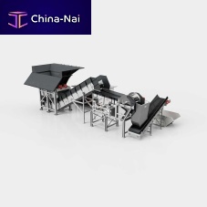 Mixed waste treatment plant bulkypapercardboard