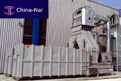 Paper compactor for plasticswaste recyclingstationary
