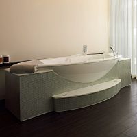 Professional bathtub SANOSPAcontemporaryhydromassageceramic