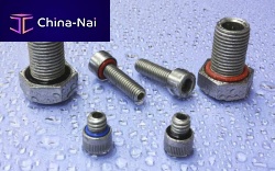 Leak-proofing screw with hexagonal headstainless steel