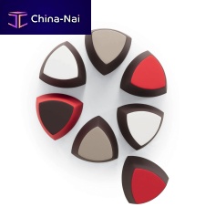 Contemporary pouf KENSHO fabric