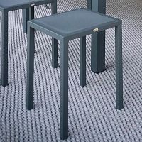 Contemporary stool CONRADironiron basestackable
