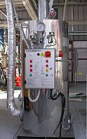 Superheated steam boiler biomass