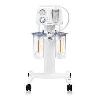Electric surgical suction pump for liposuctionon casters