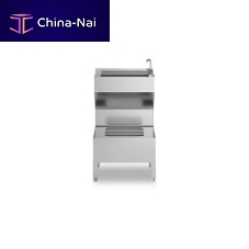 Wall-mounted hand basin rectangularstainless steelantibacterial