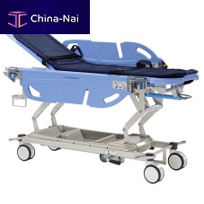 Transfer stretcher trolley MTB-401manualheight-adjustablewith adjustable backrest