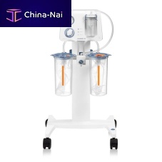 Electric surgical suction pump for liposuctionon casters